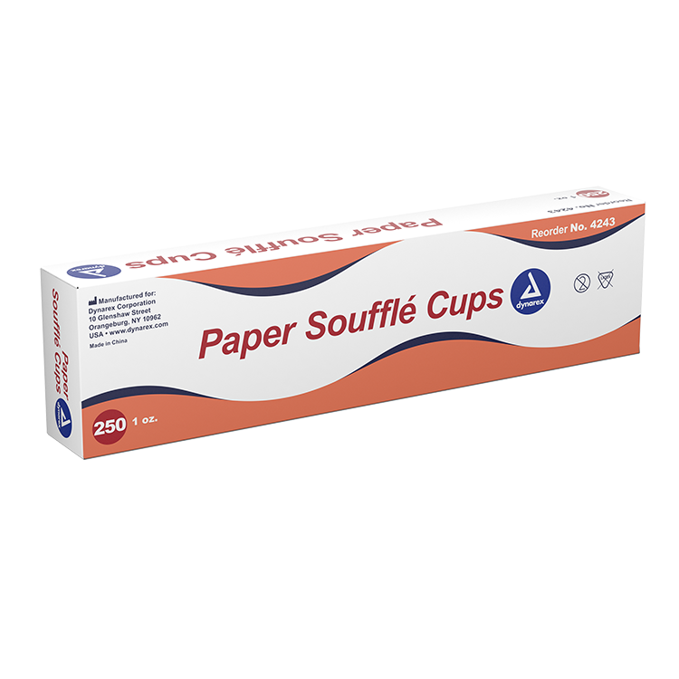 Paper Souffle Cups, 1 oz. - 250 pcs per Box/20 Boxes per Case