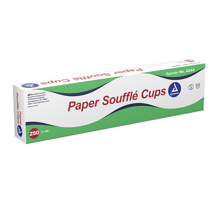 Paper Souffle Cups, .5 oz. - 250 pcs per Box/20 Boxes per Case