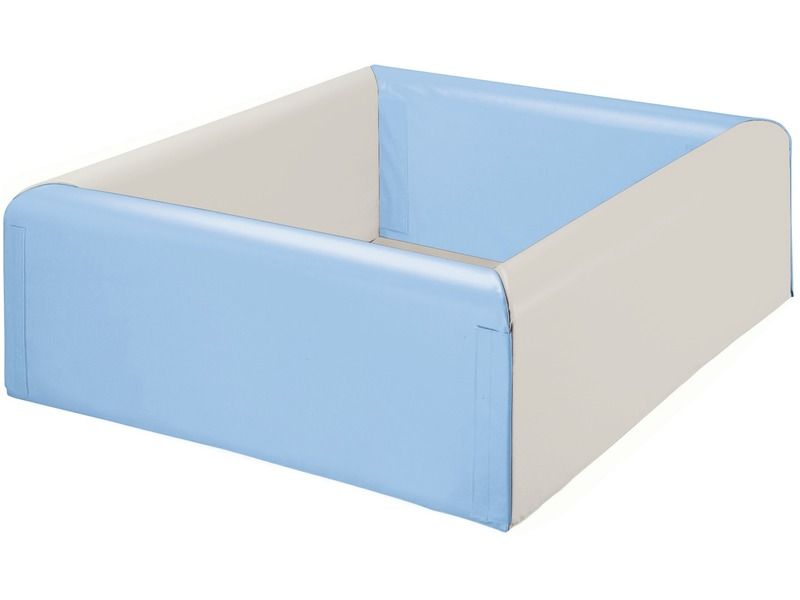 Giant Ball Pool Cosy Without Balls - Light Blue/Ivory, 78.7"L x 78.7"W x 22.2"H