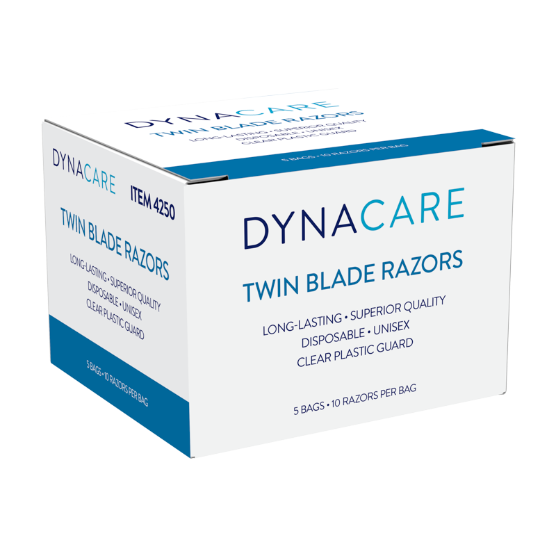 Twin Blade Razors - 50 pcs per Box/6 Boxes per Case