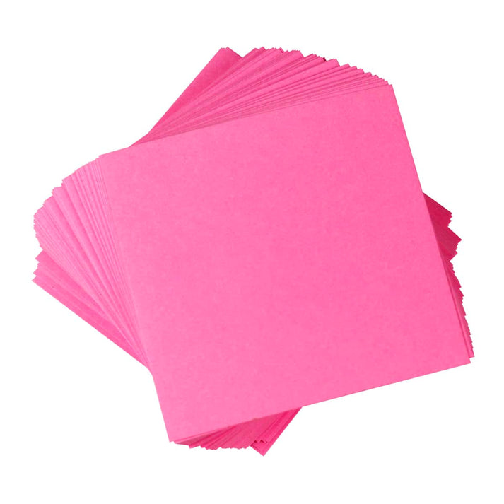 Pocket / Playing Cards, 3"x3", 100 cards - Electric Pink
