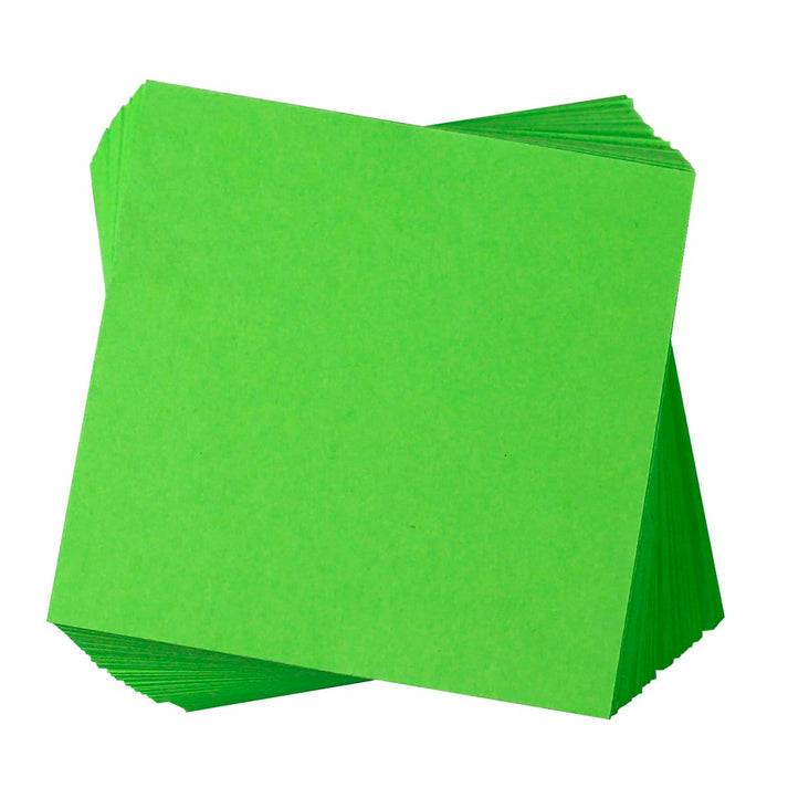 Pocket / Playing Cards, 3"x3", 100 cards - Electric Lime