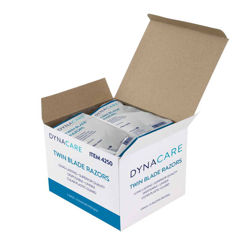 Twin Blade Razors - 50 pcs per Box/6 Boxes per Case