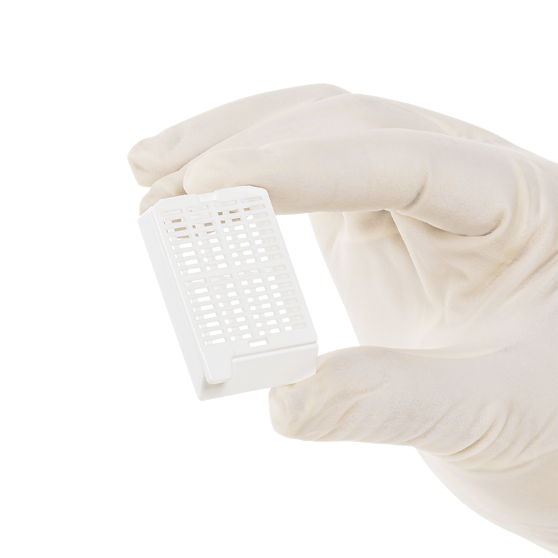 Embedding Cassette, Attached Lid, Histology - 250 pcs per Box/8 Boxes per Case