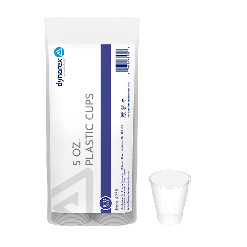 Plastic Cups, 5 oz. - 100 pcs per Box/25 boxes per Case