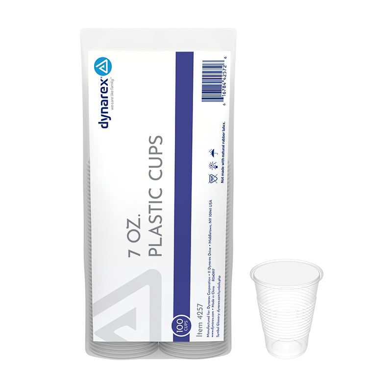 Plastic Cups, 7 oz. - 100 pcs per Box/25 boxes per Case