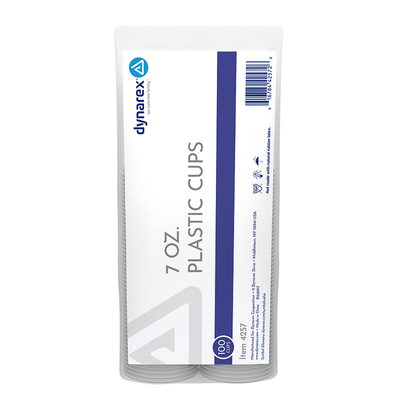 Plastic Cups, 7 oz. - 100 pcs per Box/25 boxes per Case