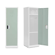 48" H x 15" W Steel Single Tier Storage Locker with Digital Lock, Misty Green
