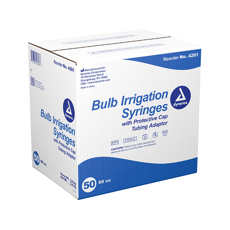 Bulb Irrigation Syringe, 60 cc - 50 pcs per Case