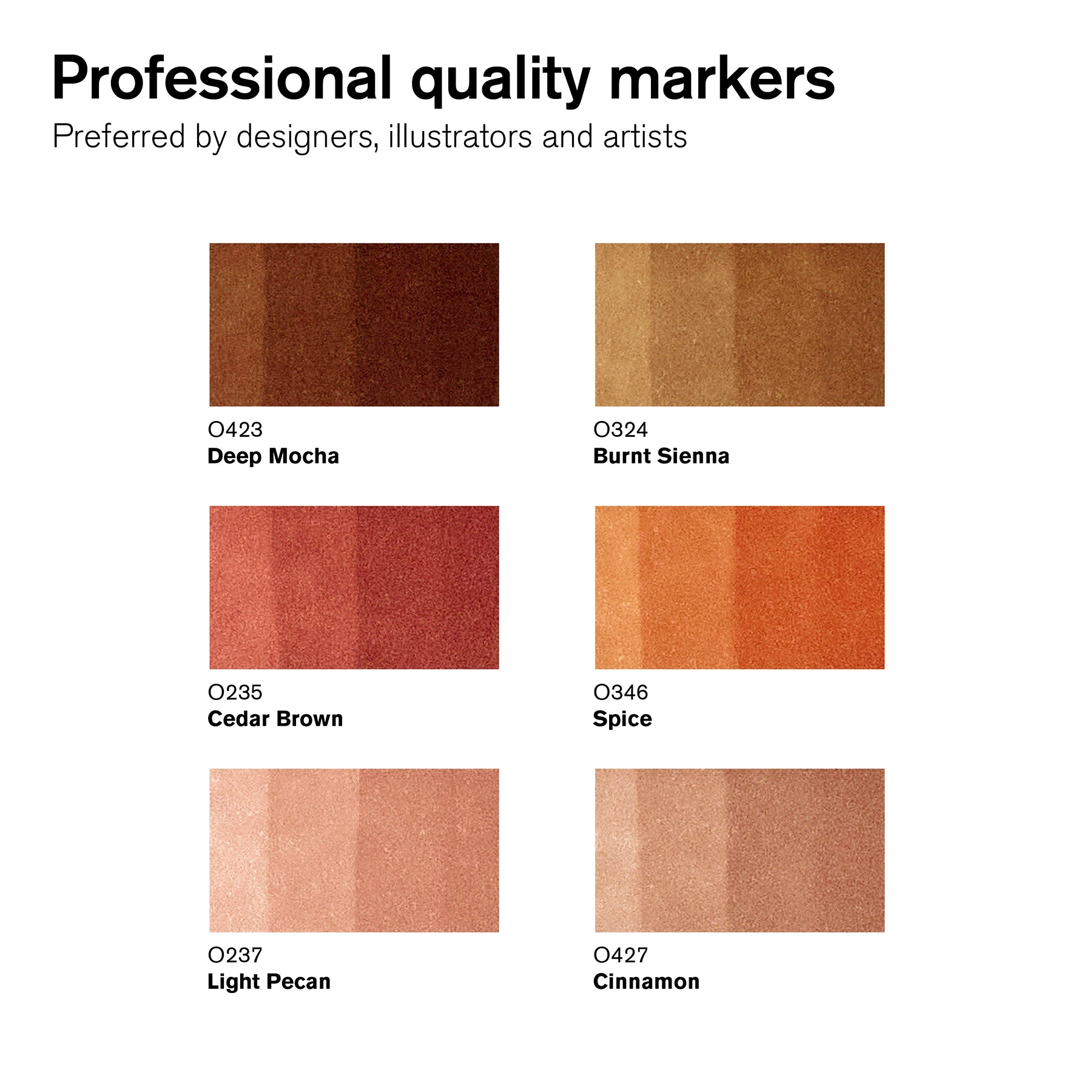 WN ProMarker 6 Skin Tones Set 2