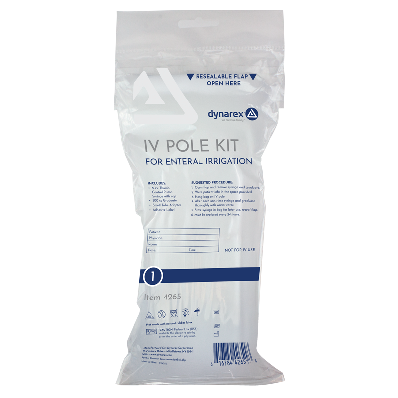 IV Pole Kit  (60 cc), Enteral Irrigation - 30 pcs per Case