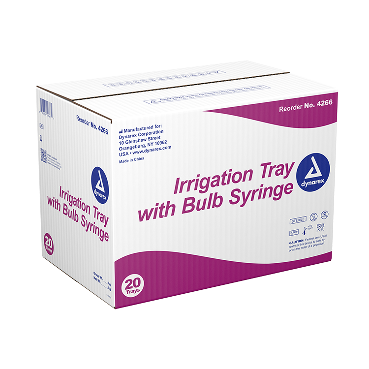 Irrigation Tray w/ Bulb Syringe - 20 pcs per Case