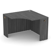 OfficeSource Laminate 42"W Corner Desk Shell - Coastal Gray