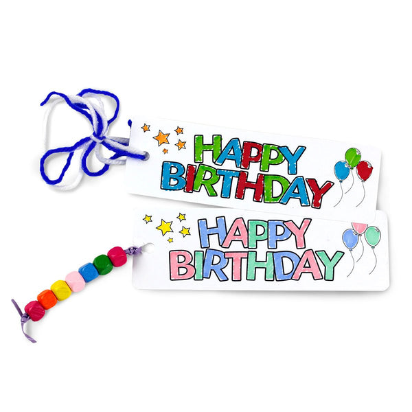 Bookmarks - 2" x 6" Happy Birthday, 100 count