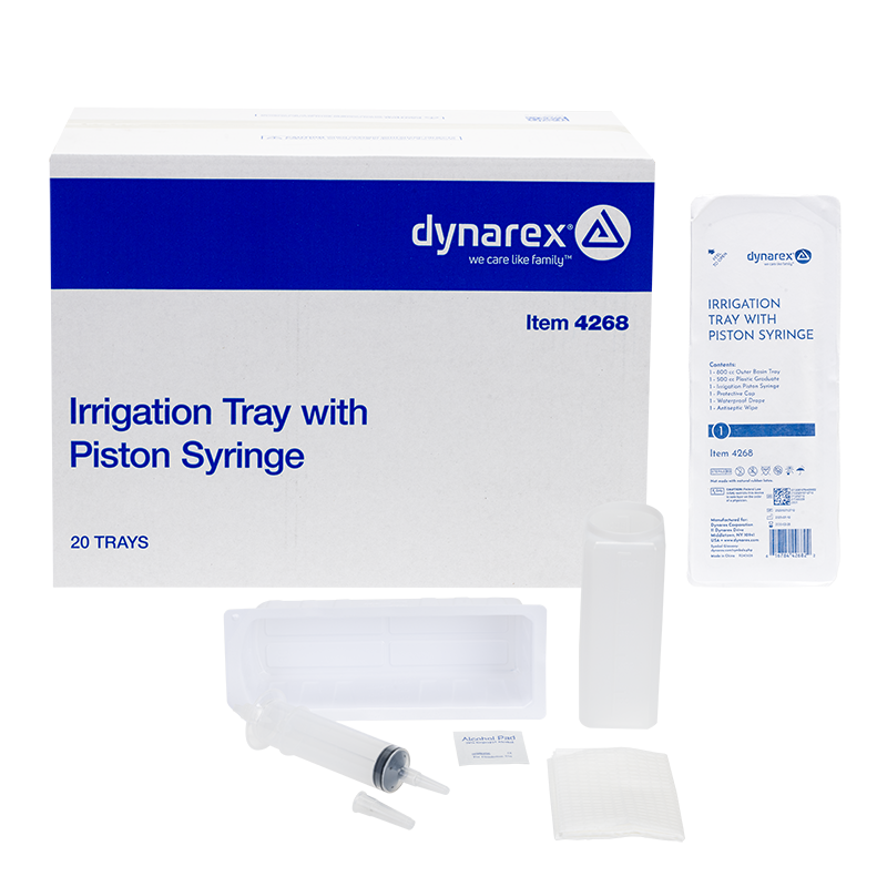 Irrigation Tray w/ Piston Syringe - 20 pcs per Case