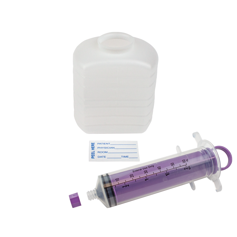IV Pole Kit - Enteral Irrigation w/ ENFit Connector, 60 cc - 30 pcs per Case