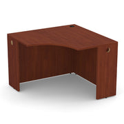 OfficeSource Laminate 42"W Corner Desk Shell - Cherry
