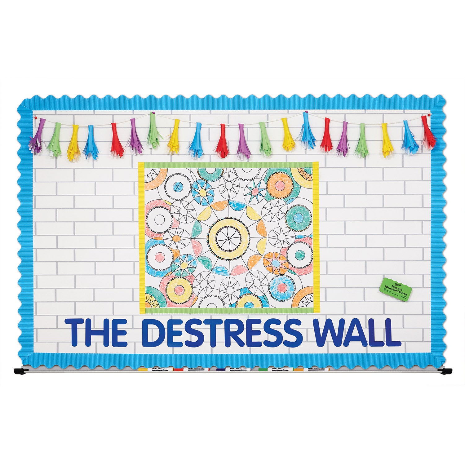 Bulletin Board Art Paper, Nile Green, 48" x 50', 1 Roll