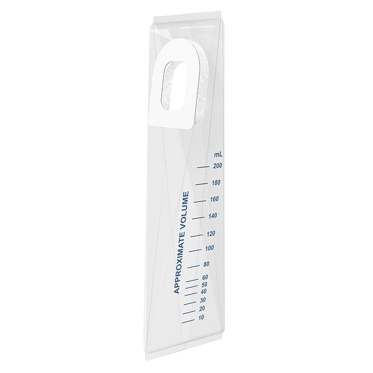 Pediatric Urine Collector, White, 200 mL - 50 pcs per Case
