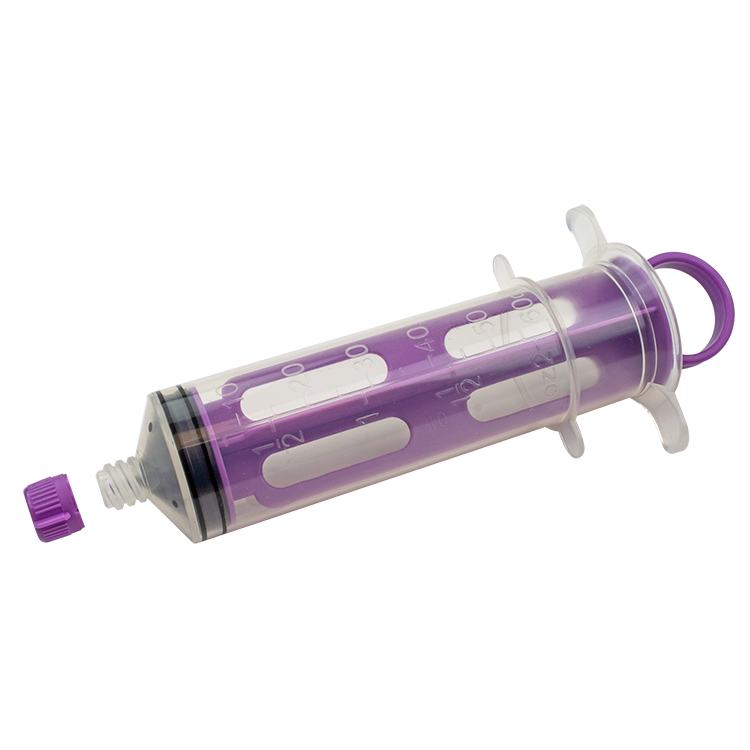 Piston Irrigation Syringe with Enteral Feeding ENFIT Conn., 60 ml - 30 pcs per Case