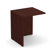 OfficeSource Laminate Reversible Return - 24"W x 24"D - Mahogany