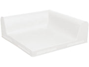 Square Babyseat Corner With Backrest - White, 29.5"L x 29.5"W x 9.6"H