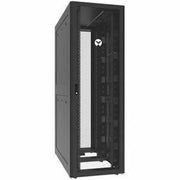 Vertiv&amp;#8482; Rack Extreme 42U High Density Rack Enclosure, Mesh Front, Fully Welded Frame, Standard Pallet, 600mmW x 1400mmD, GL42UEX-60140B-MM-SP, Black