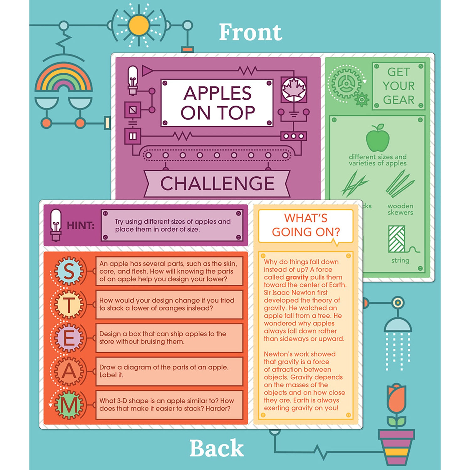 Seasonal STEM Challenges Learning Cards