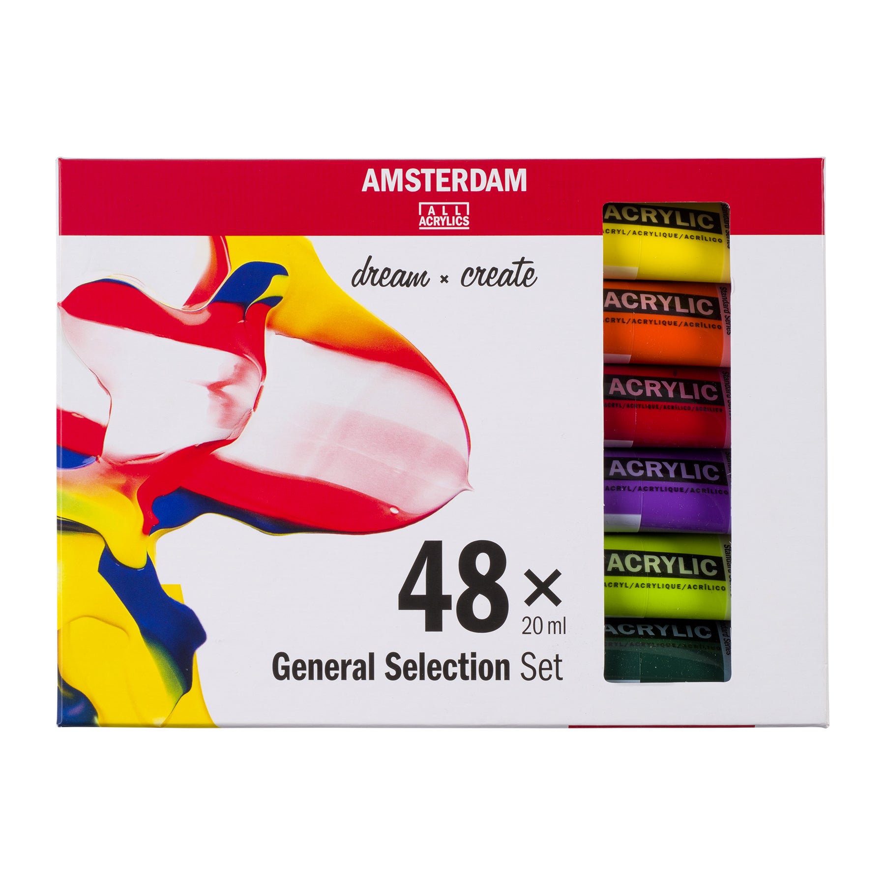 Standard Acrylic General Set, 48 x 20mL