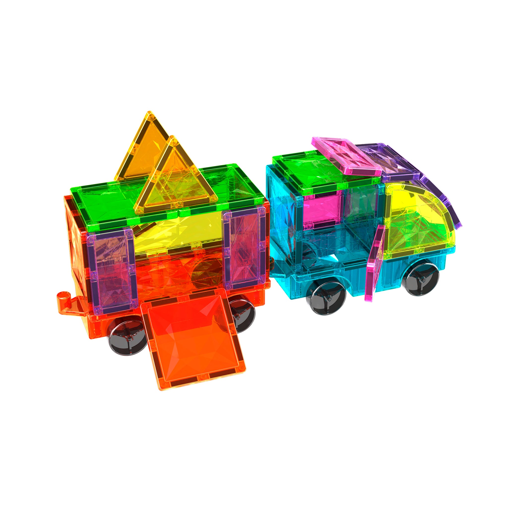 MAGNETIC TILES GEMS VEHICLES 24PCS