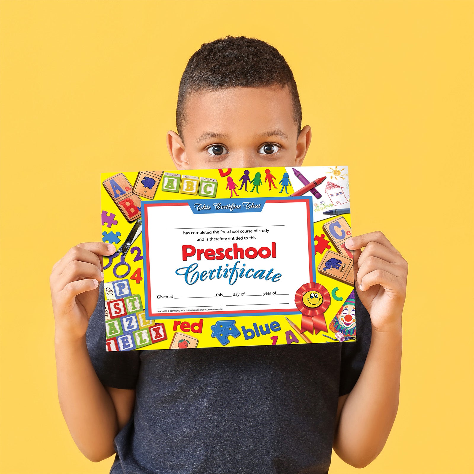 Preschool Certificate, 8.5" x 11", Pack of 30
