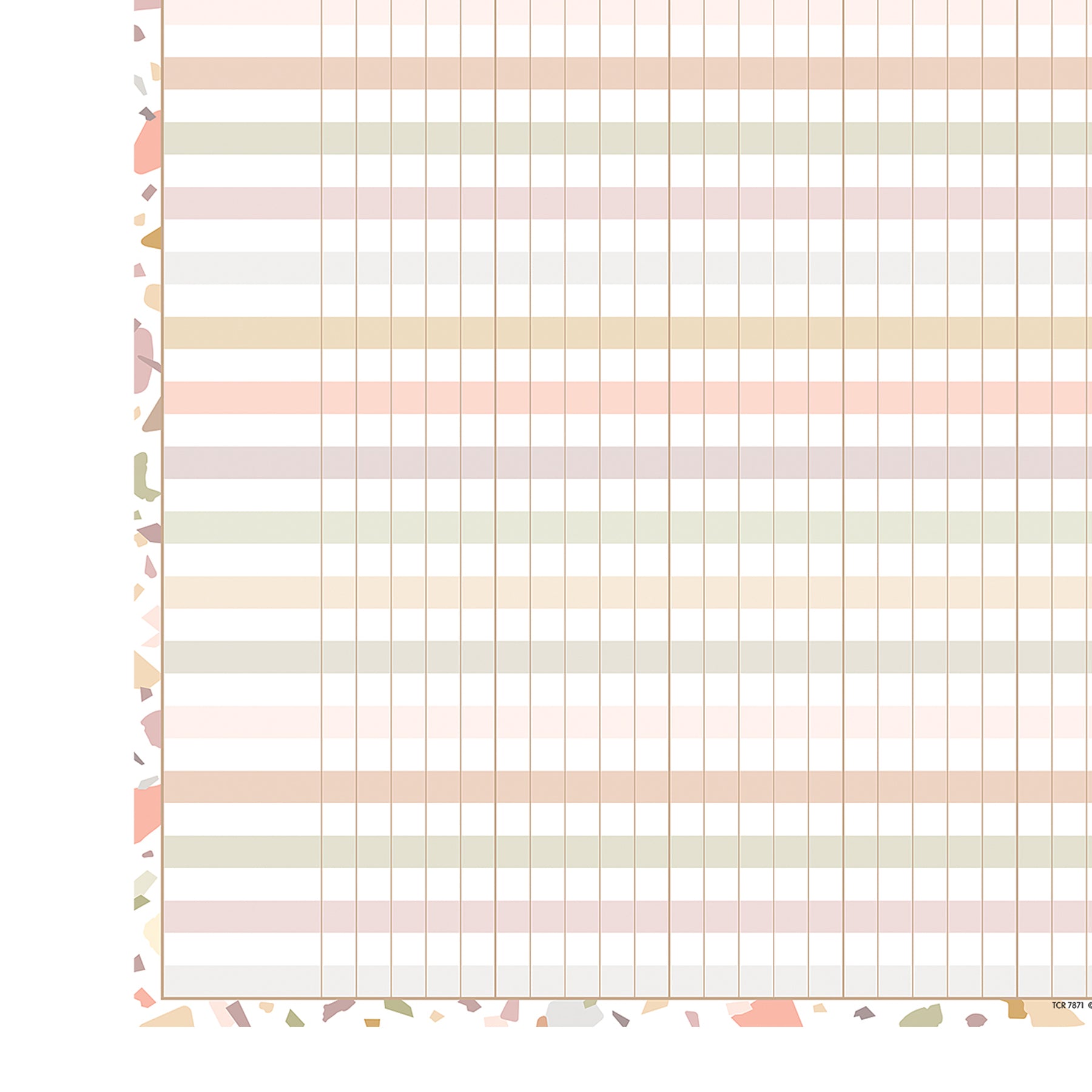 Terrazzo Tones Incentive Chart, 17" x 22"