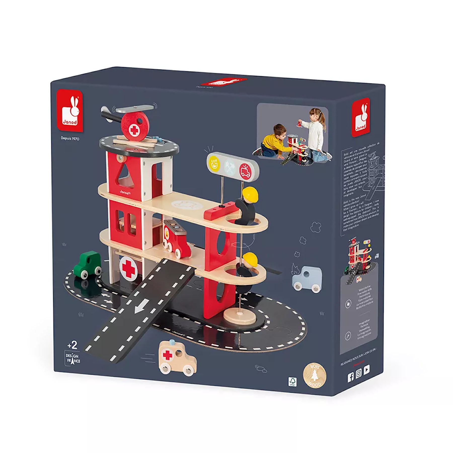 Fire Station Toy Set