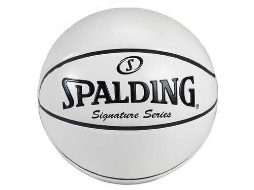 Spalding All White Autograph Full Size Signature Series Basketball