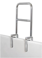 Carex Dual Level Bathtub Rail, Chrome