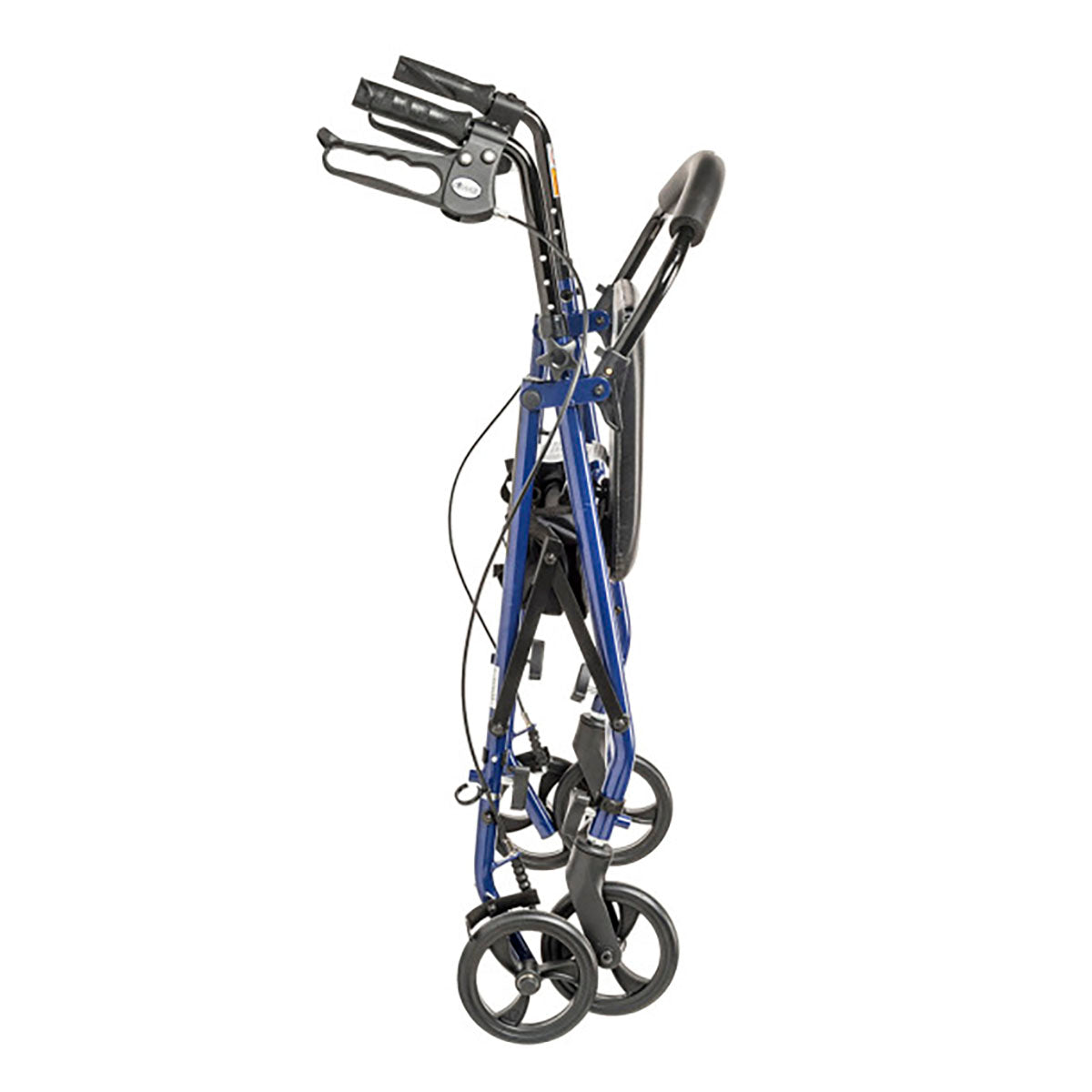 Drive Steel Rollator with 6" Wheels, Knockdown, Blue