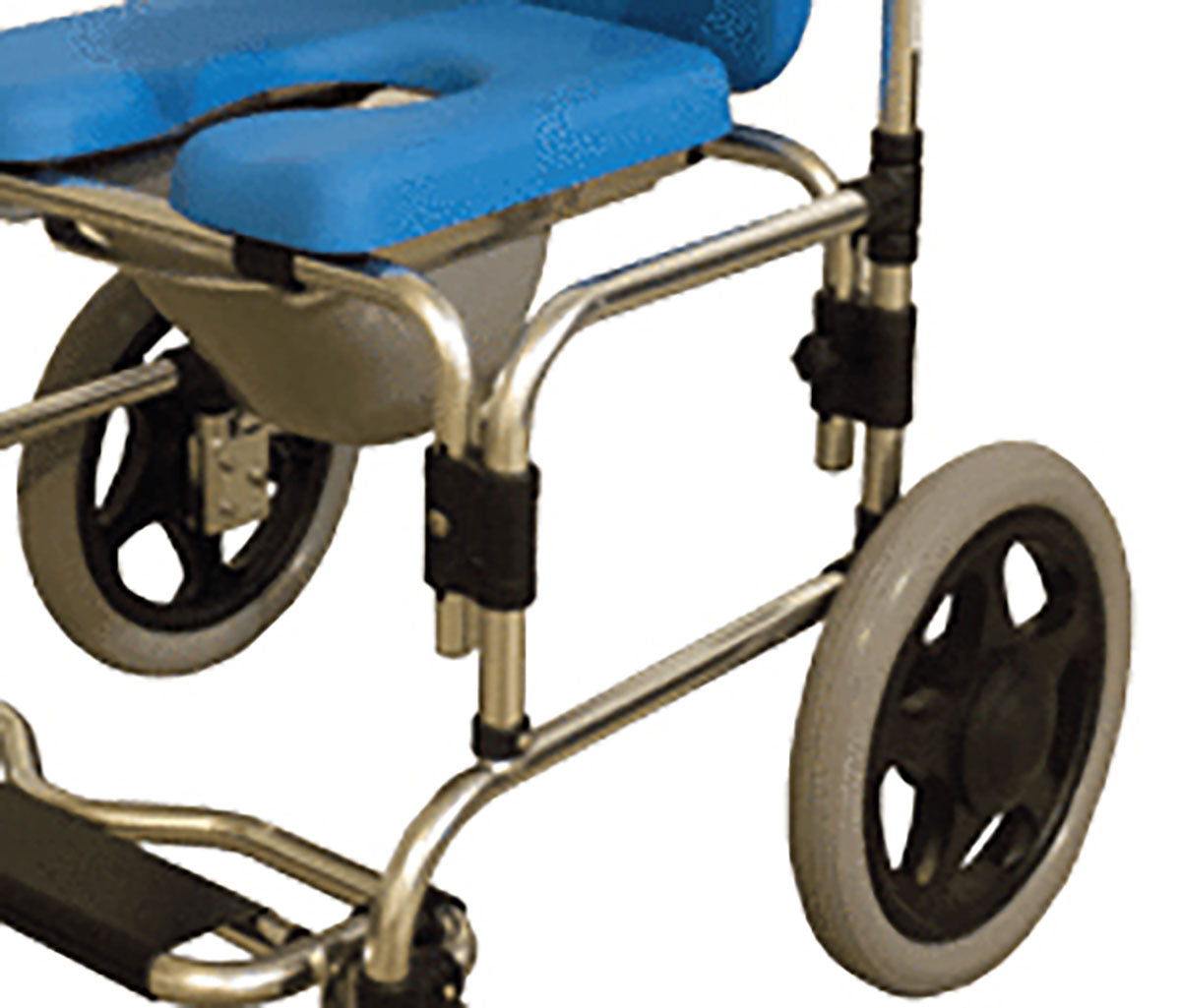 Baltic Professional Transport Shower/Commode Chair, Padded