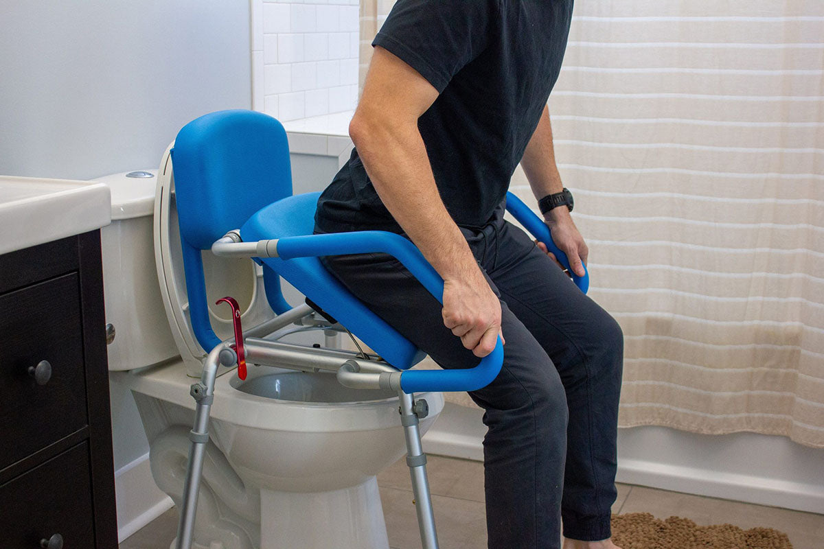GentleBoost Spring Assist Shower/Commode Chair