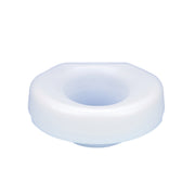 Economy elevated toilet seat, with bolt-down bracket