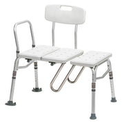 Drive, Splash Defense Transfer Bench with Curtain Guard Protection