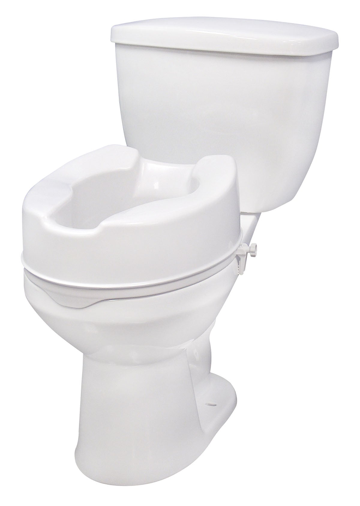 Drive, Raised Toilet Seat with Lock, Standard Seat, 6"