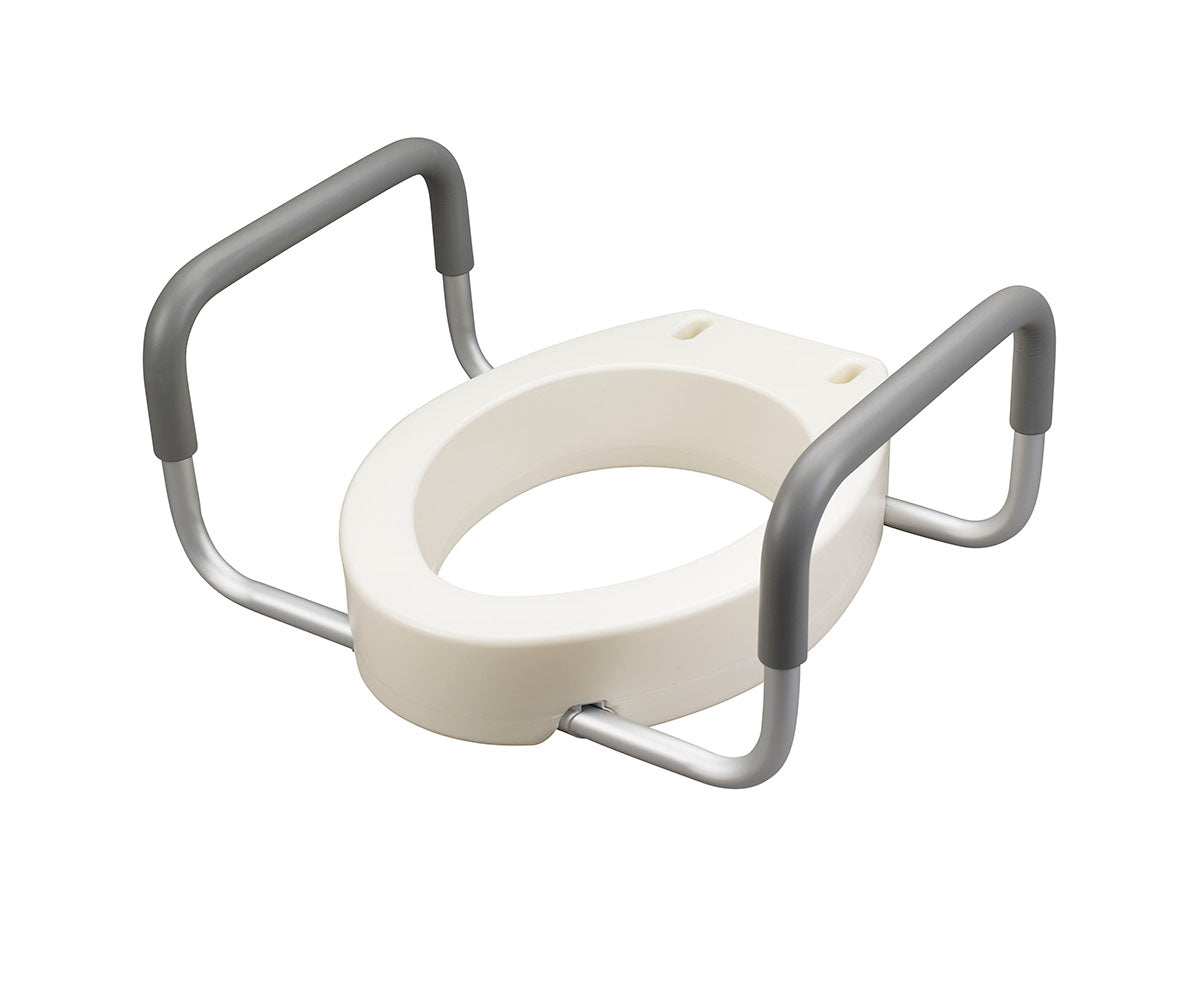 Drive, Premium Seat Riser with Removable Arms, Elongated Seat