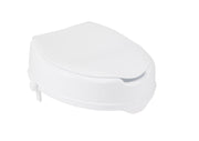 Drive, Raised Toilet Seat with Lock and Lid, Standard Seat, 4"