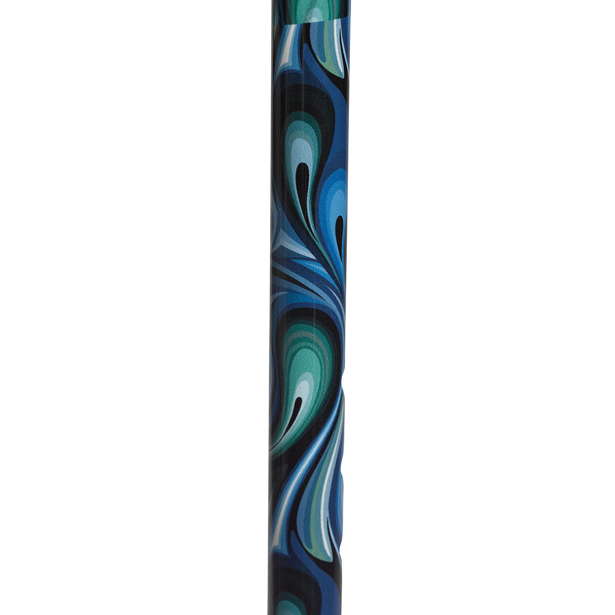 Drive, Foam Grip Offset Handle Walking Cane, Swirl