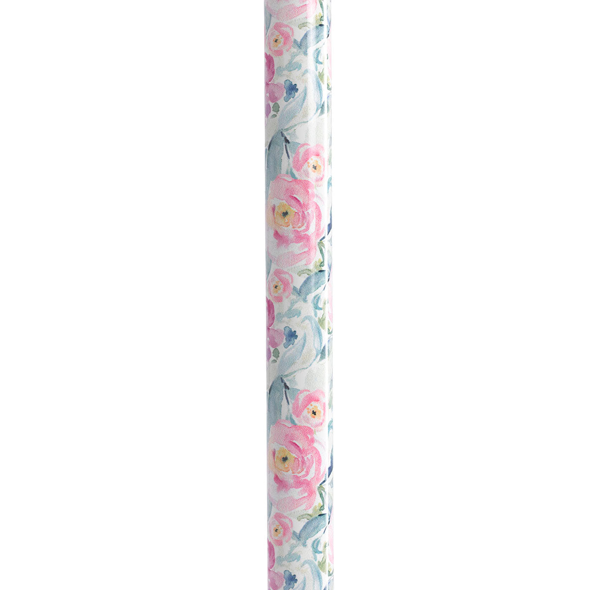 Drive, Adjustable Height Offset Handle Cane with Gel Hand Grip, Floral