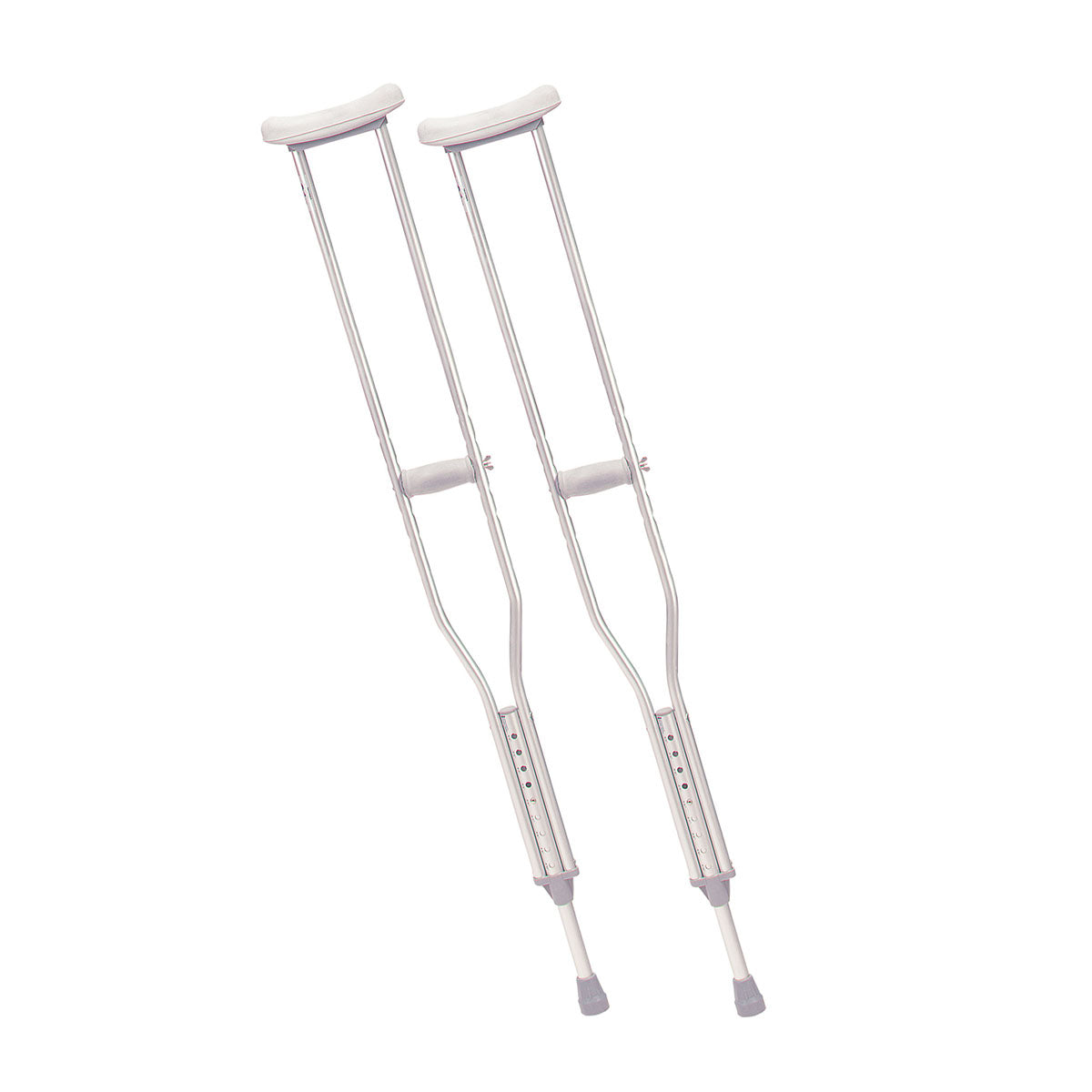 Drive, Walking Crutches with Underarm Pad and Handgrip, Tall Adult, 1 Pair