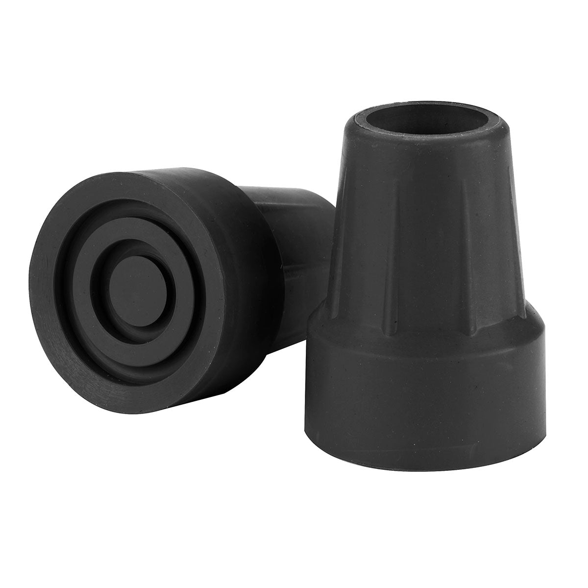 Drive, Crutch Tips, 7/8", Black, 1 Pair
