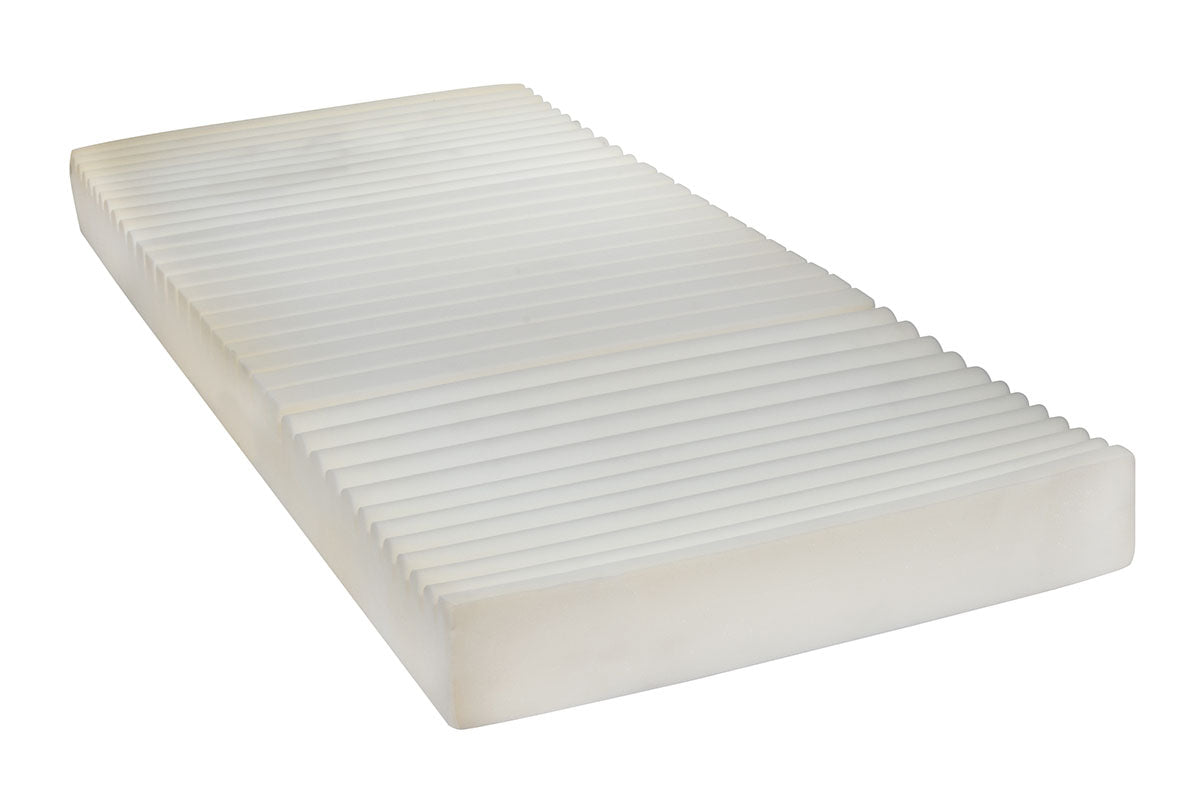Drive, Delta Ultra Light Semi Electric Hospital Bed with Half Rails and Therapeutic Support Mattress