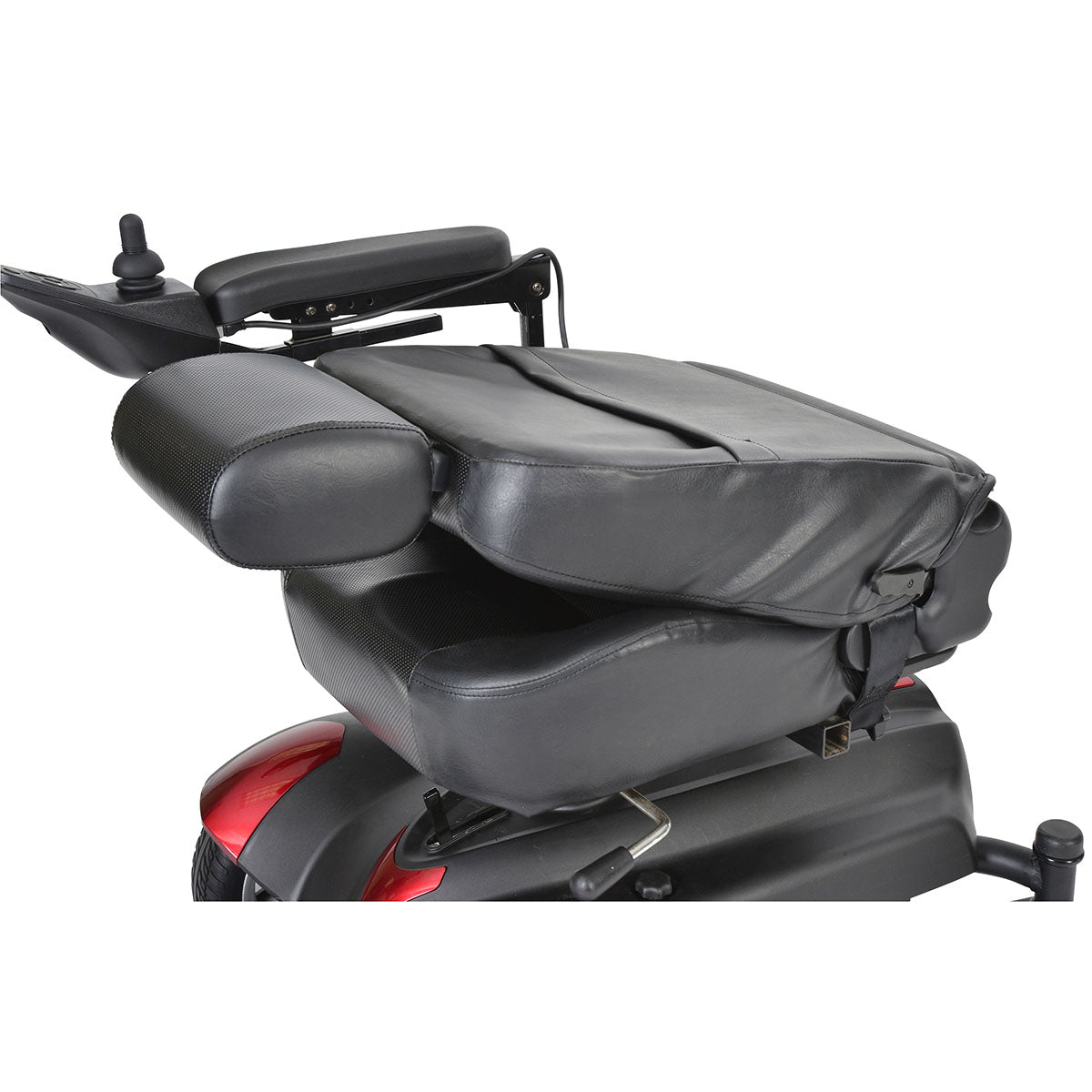 Drive, Titan Transportable Front Wheel Power Wheelchair, Full Back Captain's Seat, 20" x 20"