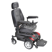 Drive, Titan X16 Front Wheel Power Wheelchair, Full Back Captain's Seat, 16" x 16"